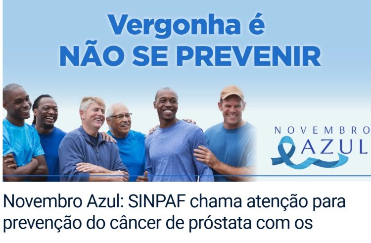 NOVEMBRO AZUL: Previna-se!